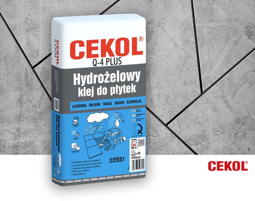 Hydrożelowy klej do płytek